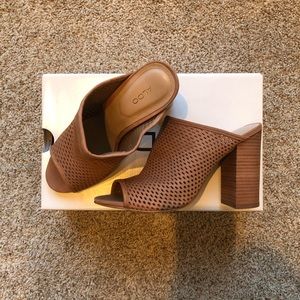 ALDO Tan Mule Pumps